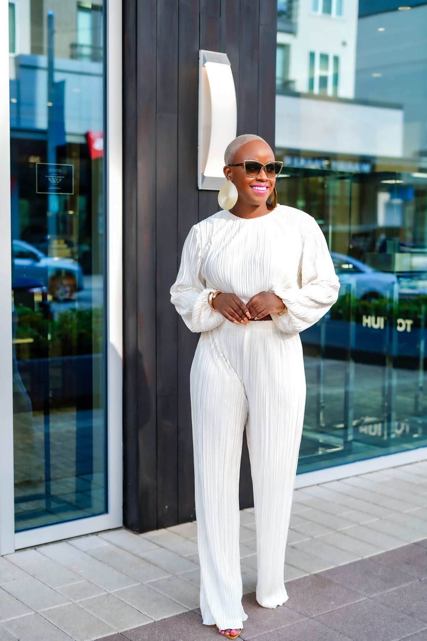 PLUS SIZE—Dana Pants Set (Cream)—Will Ship The Week Of 9/2/25