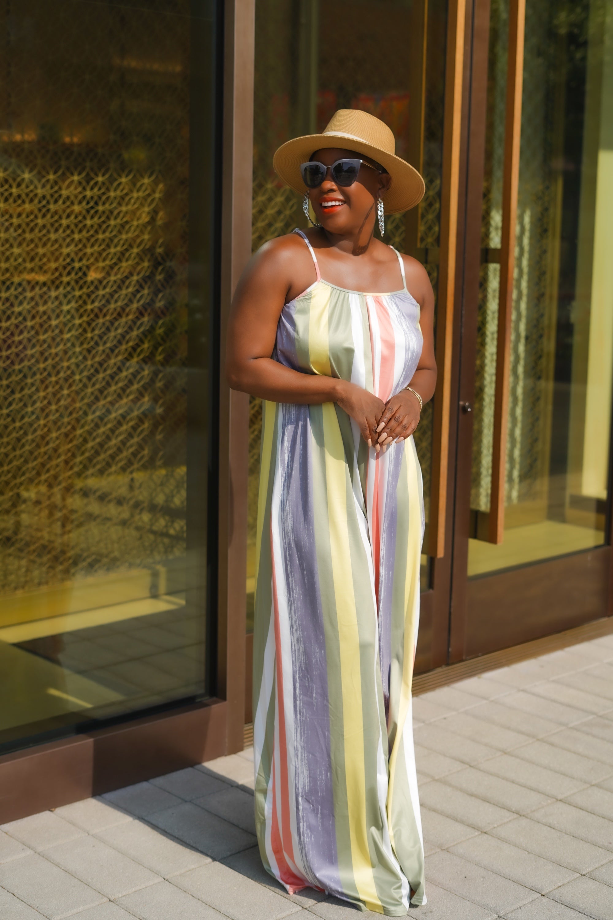 PLUS SIZE—Boho Wide Legged Jumpsuit—Will Ship The Week Of 10/9/23