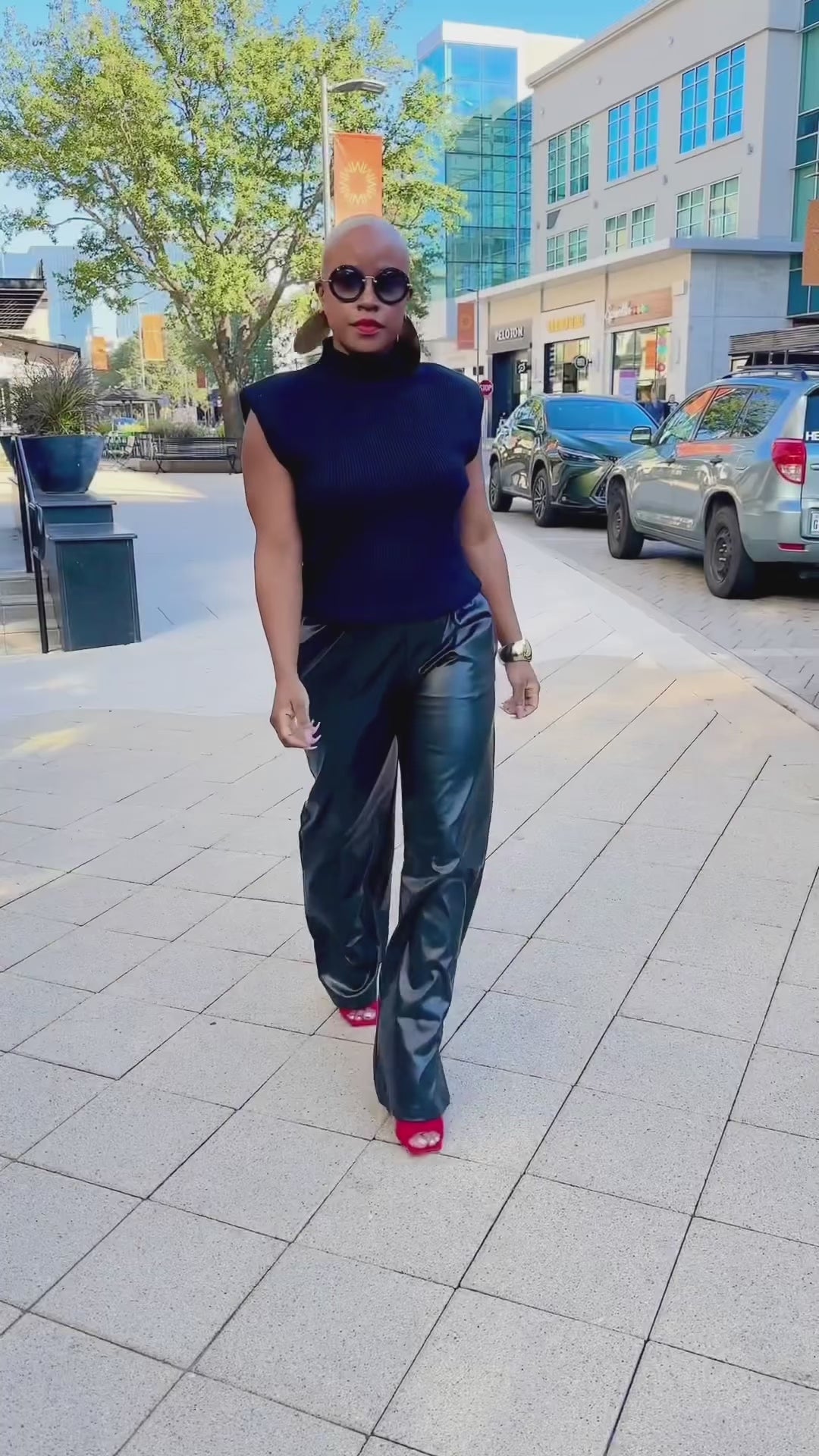 Audrey Sweater & Faux Leather Pants Set—Will Ship The Week Of 12/11/23