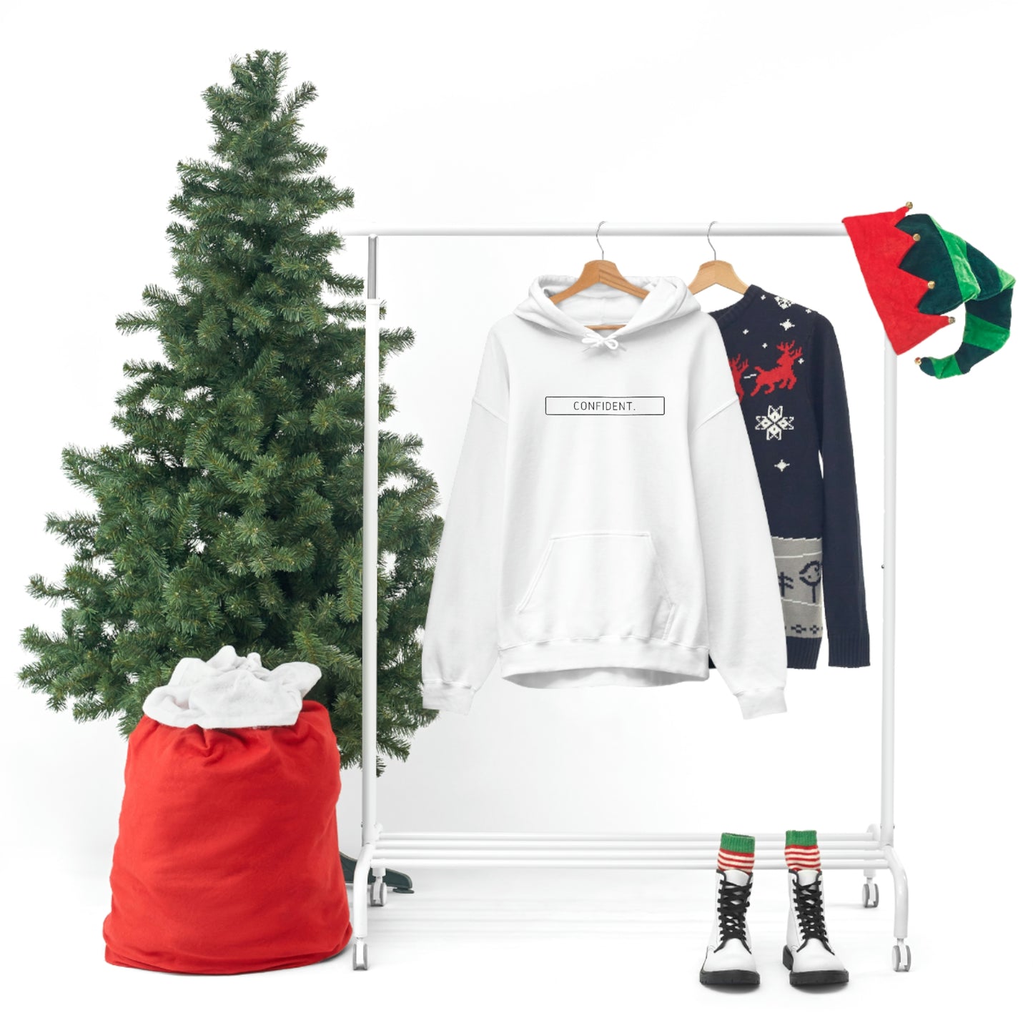 Confident Hooded Sweatshirt