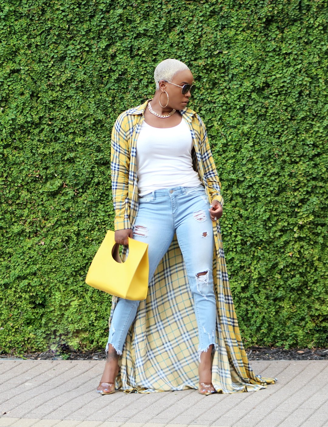 Yellow Statement Bag