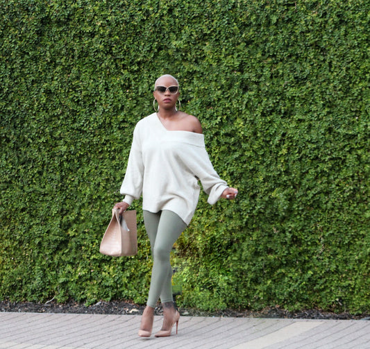 Stylish Sage Sweater Set