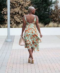 (PLUS SIZE)  Melanated Mint Midi Dress(RUNS SMALL SIZE UP)