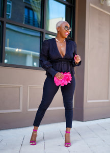 Tiered Ruffled Long Sleeve Top