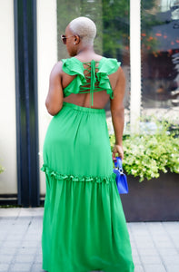 Green With Envy Maxi Dress