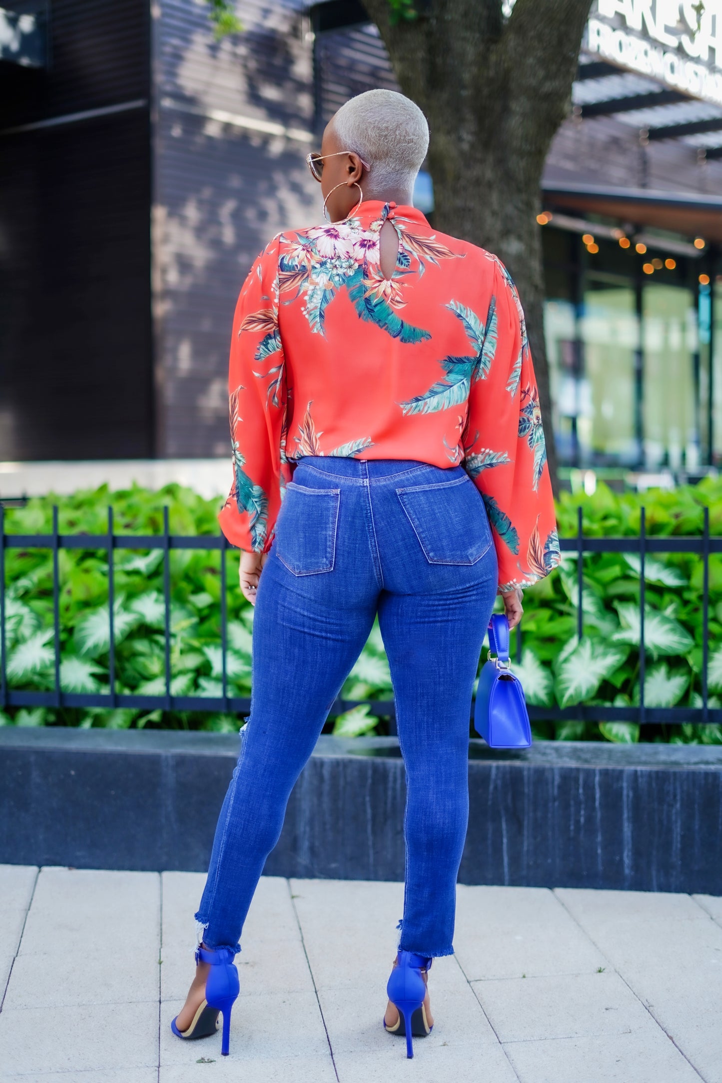 Tropical Blaze Printed Top