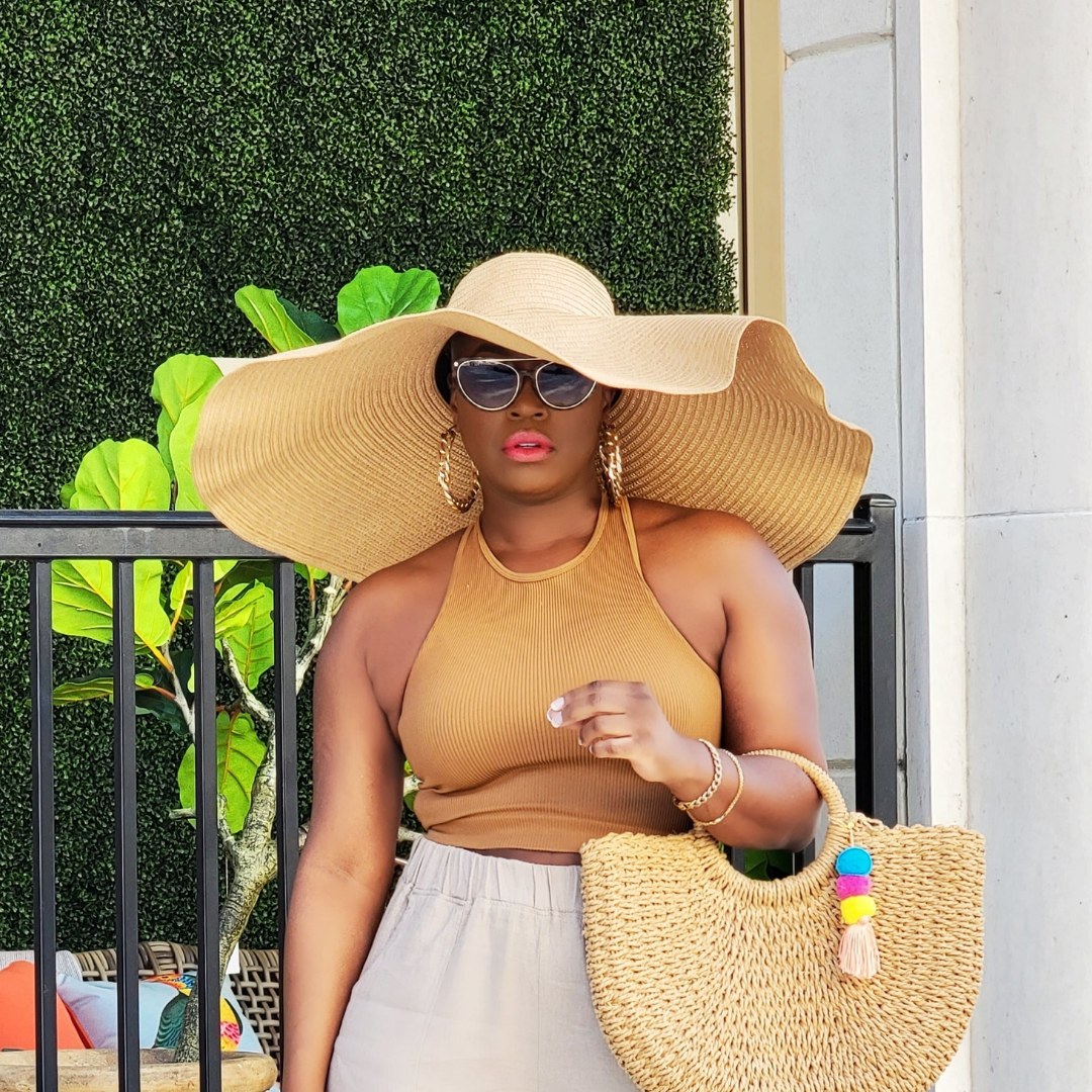 Diva On Vacation Straw Hat—Will Ship The Week Of 9/2/25