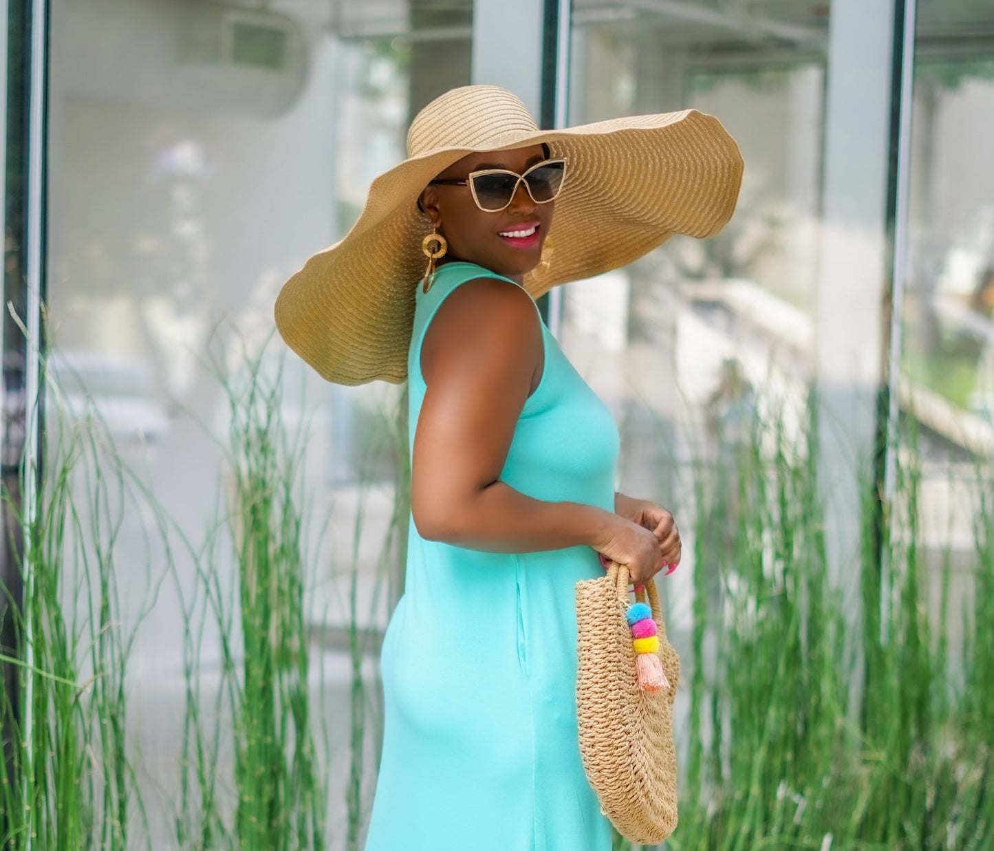 Diva On Vacation Straw Hat—Will Ship The Week Of 9/2/25