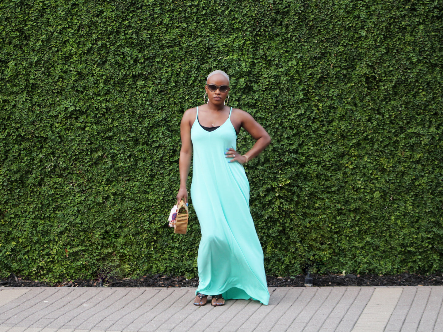Beachside Resort Maxi Dress (Mint)