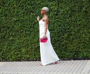 Sophisticated Lady Strapless Maxi Dress