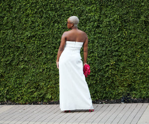 Sophisticated Lady Strapless Maxi Dress