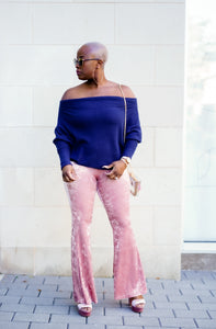 Vintage Vibes Velvet Bell Bottoms