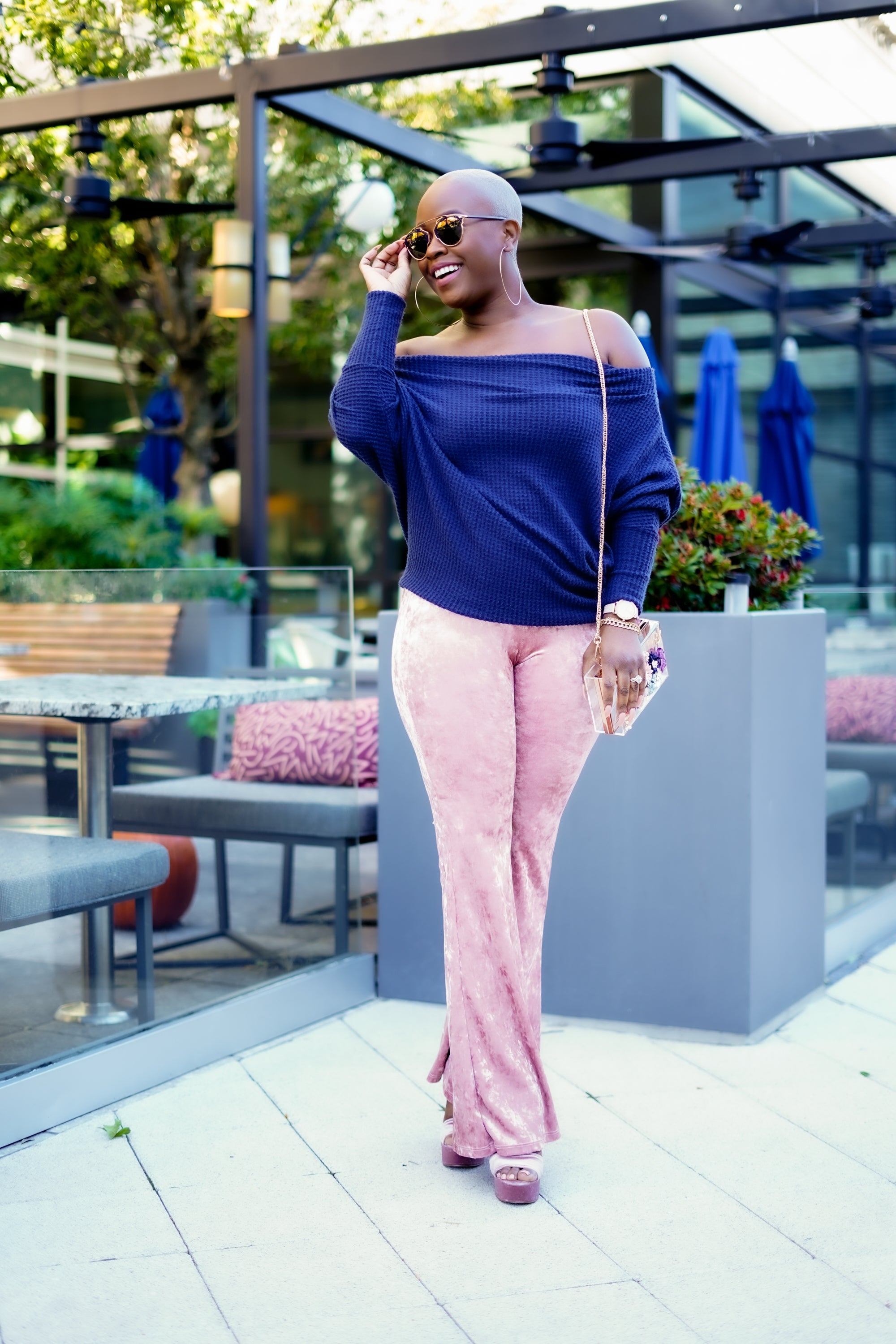 Vintage Vibes Velvet Bell Bottoms