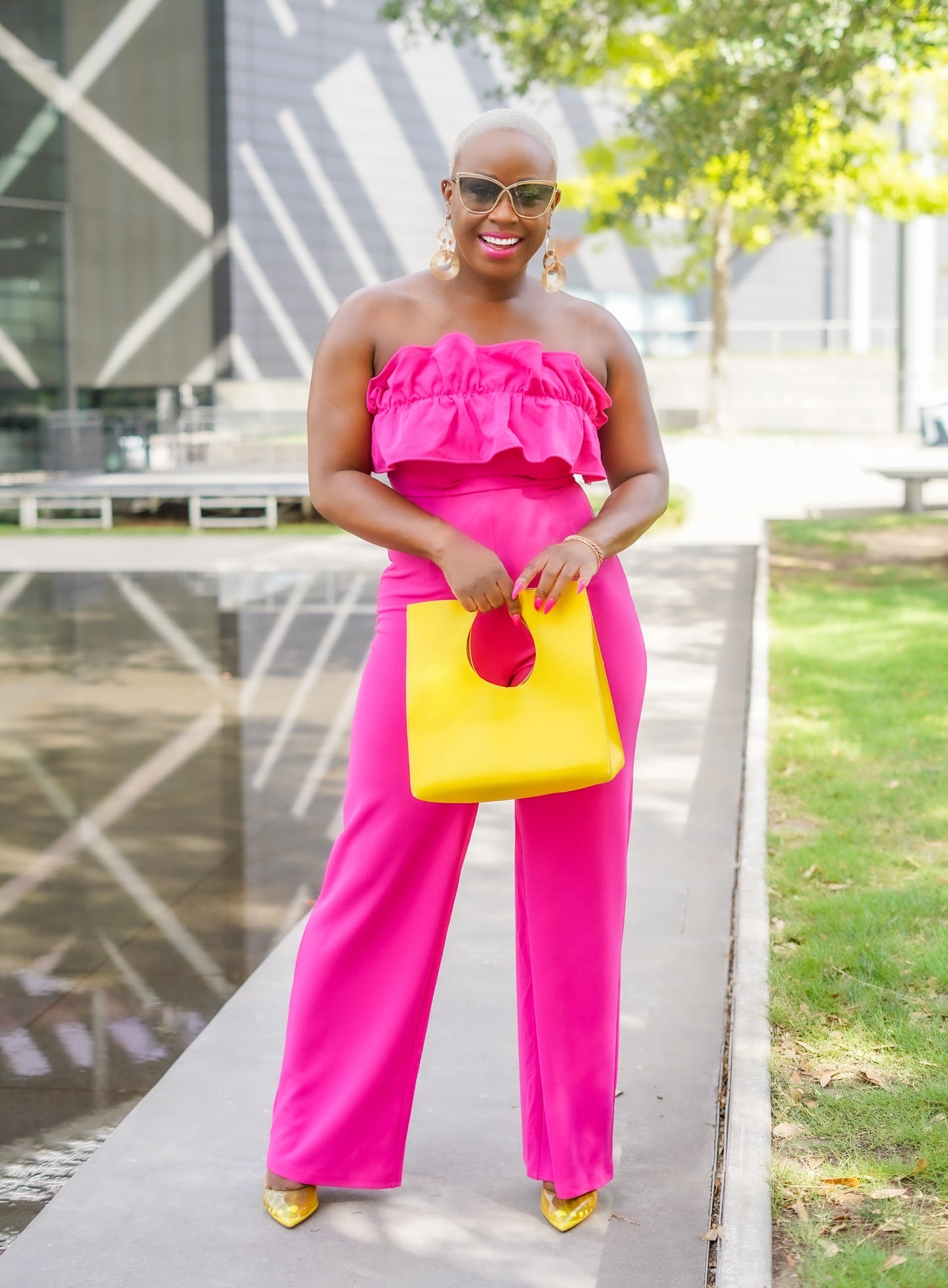 Yellow Statement Bag