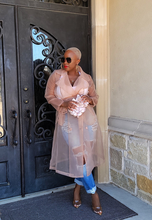 "See Through Me" Sheer Jacket--Will Ship The Week Of 5/19/25