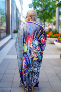 Abstract Animal Print Kimono--Will Ship The Week Of 6/3/24