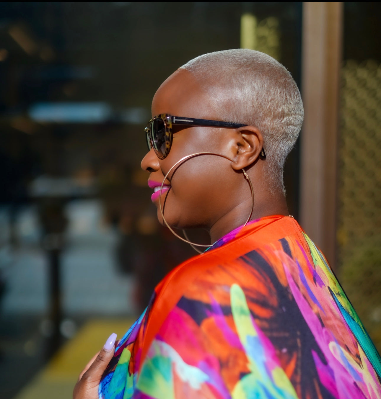 Extra Large Hoop Earrings (Gold)