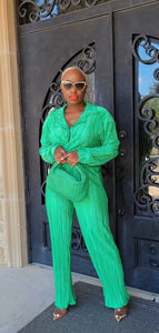 PLUS SIZE--Weekend Vibes Wide Legged Pants Set--Will Ship The Week Of 10/9/23