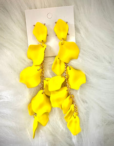Canary Yellow Drop Earrings