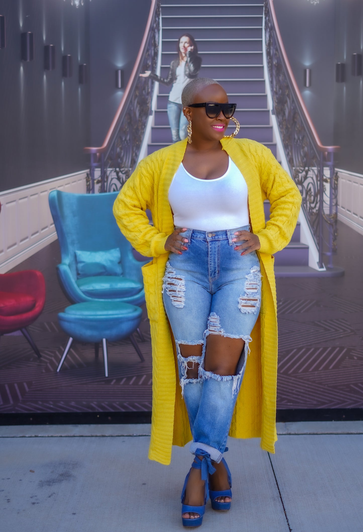 Sunny Autumn Long Sleeve Cardigan--Will Ship The Week Of 9/2/25
