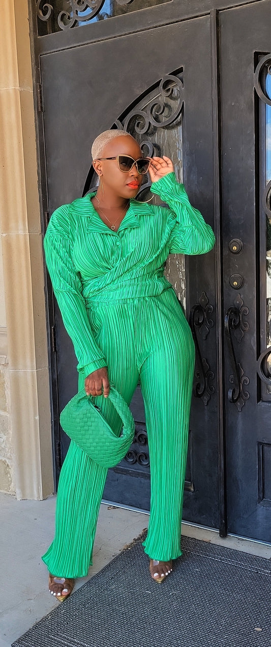 PLUS SIZE--Weekend Vibes Wide Legged Pants Set--Will Ship The Week Of 9/2/25