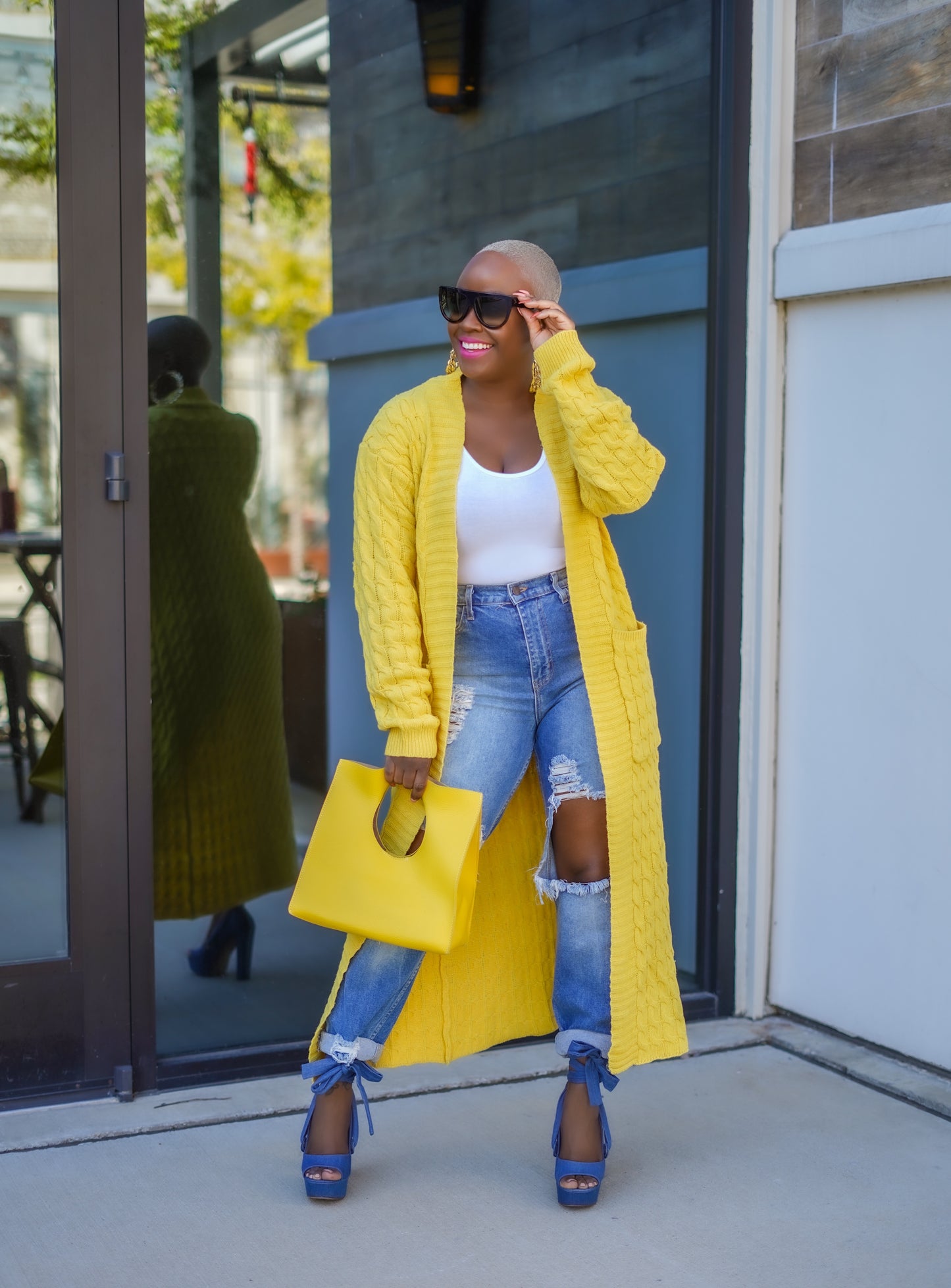 Sunny Autumn Long Sleeve Cardigan--Will Ship The Week Of 9/2/25