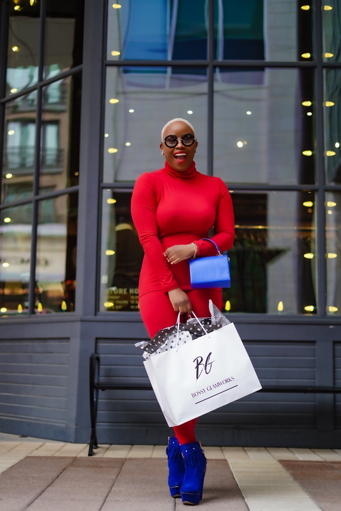 Glamorous Girl Really Red Matching Set